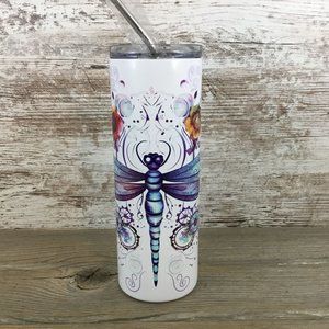Dragon Fly 20 oz Skinny Tumbler